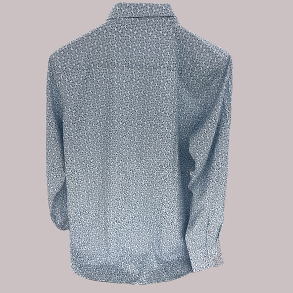 Travis Mathew Country Mile Long Sleeve Woven Mens Button Down - Picture 2 of 3